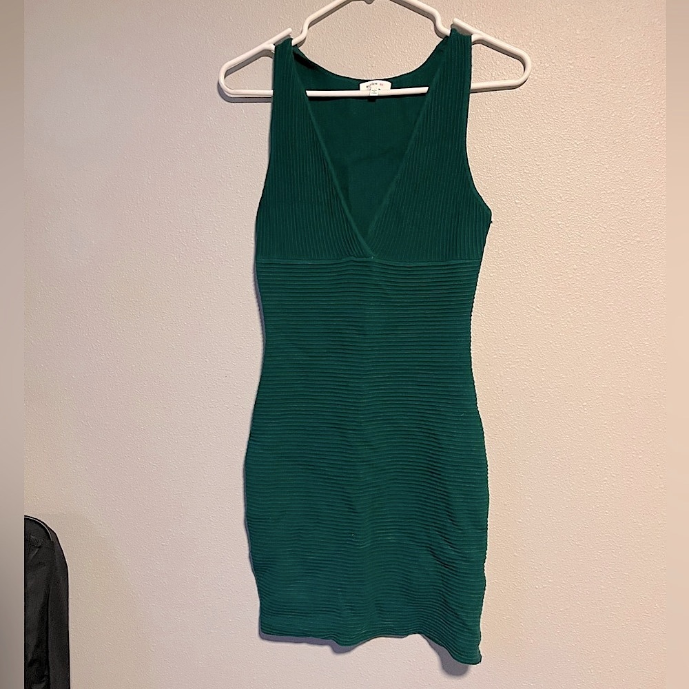 Better Be Deep Green Mini Dress